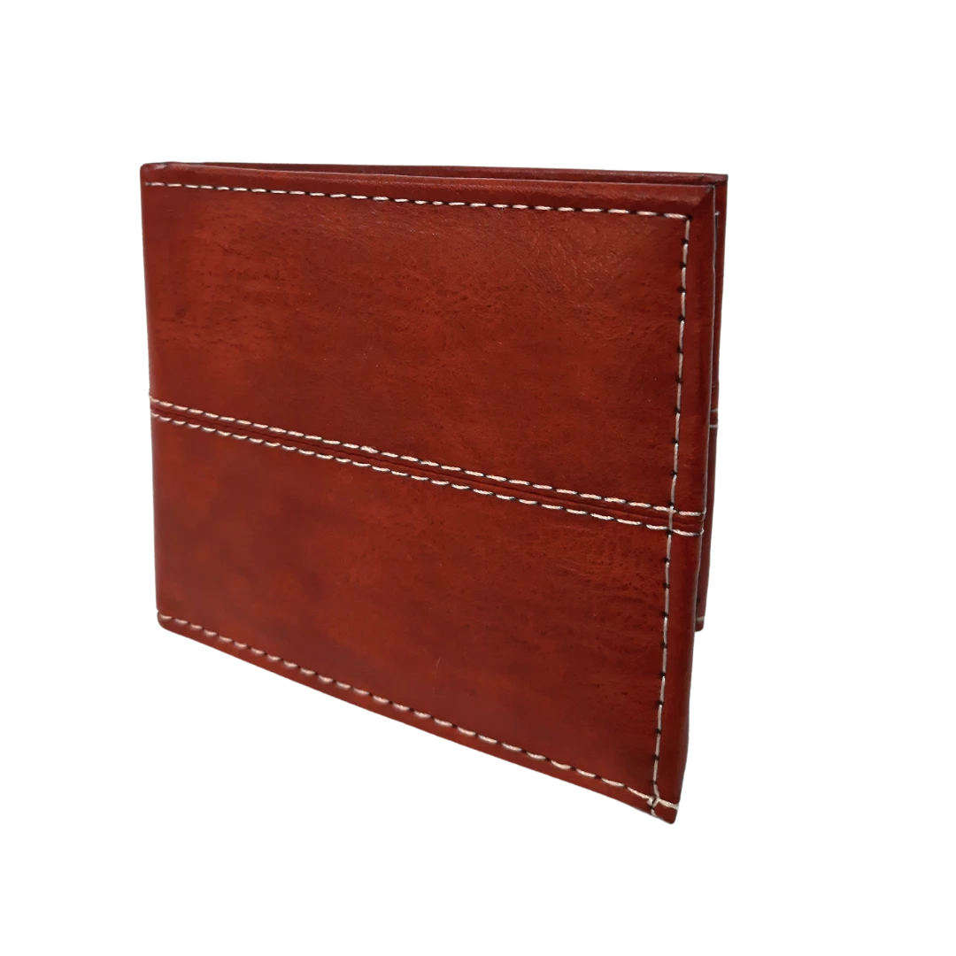 Cartera De Luxe Cuero Café Camello